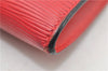 Authentic Louis Vuitton Epi Pochette Accessoires Pouch M5298M Red LV 0854G