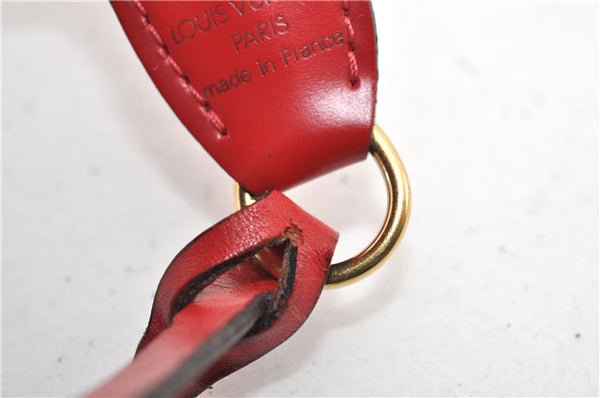 Authentic Louis Vuitton Epi Pochette Accessoires Pouch M5298M Red LV 0854G