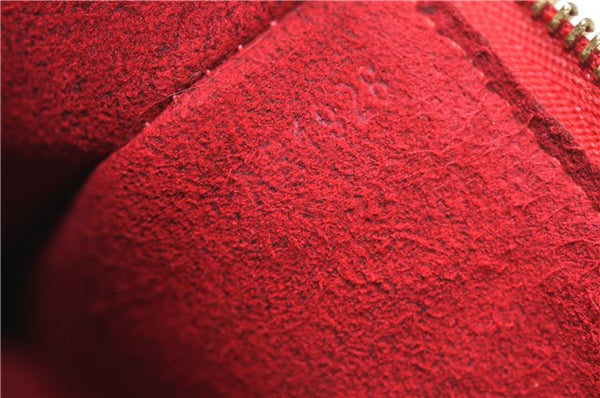 Authentic Louis Vuitton Epi Pochette Accessoires Pouch M5298M Red LV 0854G