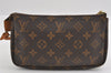 Authentic Louis Vuitton Monogram Pochette Accessoires Pouch M51980 LV 0854I