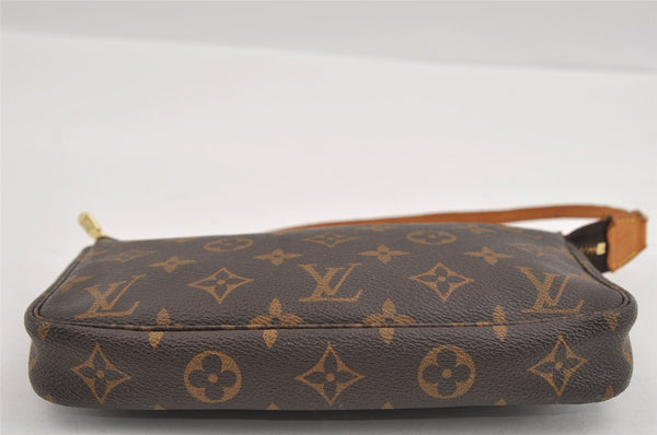 Authentic Louis Vuitton Monogram Pochette Accessoires Pouch M51980 LV 0854I