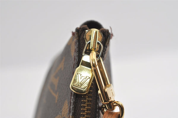 Authentic Louis Vuitton Monogram Pochette Accessoires Pouch M51980 LV 0854I