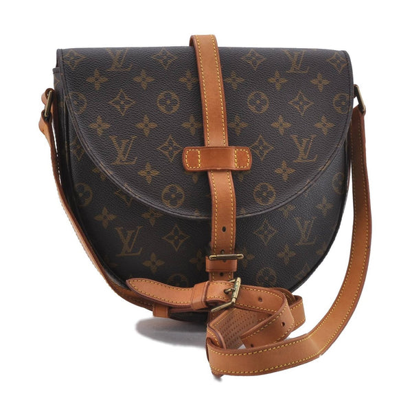 Auth Louis Vuitton Monogram Chantilly GM Shoulder Cross Body Bag M51232 LV 0855D