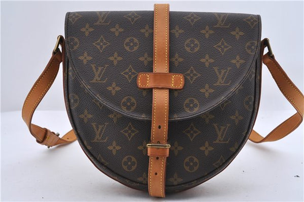 Auth Louis Vuitton Monogram Chantilly GM Shoulder Cross Body Bag M51232 LV 0855D