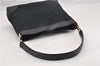 Authentic GUCCI Shoulder Bag GG Canvas Leather 0014231 Black 0855G