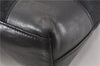 Authentic GUCCI Shoulder Bag GG Canvas Leather 0014231 Black 0855G