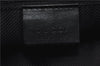 Authentic GUCCI Shoulder Bag GG Canvas Leather 0014231 Black 0855G