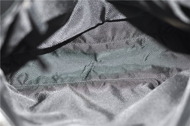 Authentic GUCCI Shoulder Bag GG Canvas Leather 0014231 Black 0855G