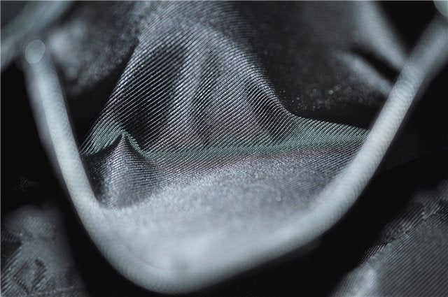 Authentic GUCCI Shoulder Bag GG Canvas Leather 0014231 Black 0855G