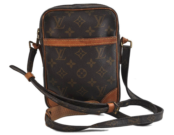 Authentic Louis Vuitton Monogram Danube Shoulder Cross Body Bag M45266 LV 0856D