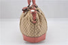 Authentic GUCCI Diamante Sukey 2Way Tote Bag Canvas Leather 247902 Brown 0856G