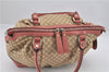 Authentic GUCCI Diamante Sukey 2Way Tote Bag Canvas Leather 247902 Brown 0856G