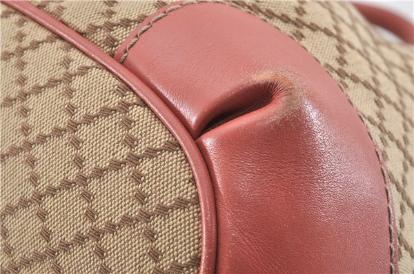 Authentic GUCCI Diamante Sukey 2Way Tote Bag Canvas Leather 247902 Brown 0856G