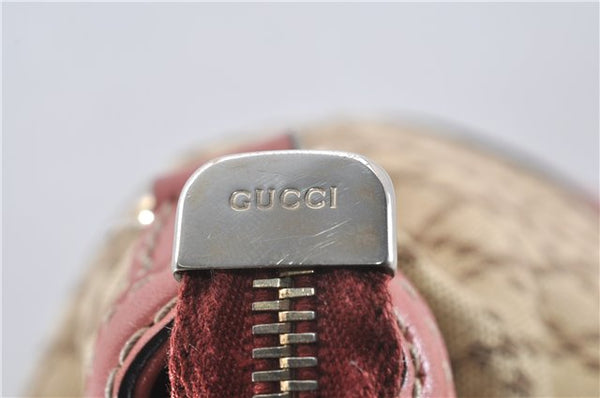 Authentic GUCCI Diamante Sukey 2Way Tote Bag Canvas Leather 247902 Brown 0856G