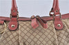 Authentic GUCCI Diamante Sukey 2Way Tote Bag Canvas Leather 247902 Brown 0856G