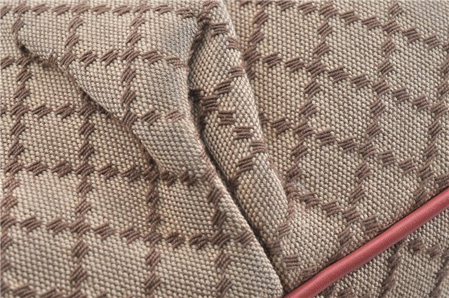 Authentic GUCCI Diamante Sukey 2Way Tote Bag Canvas Leather 247902 Brown 0856G