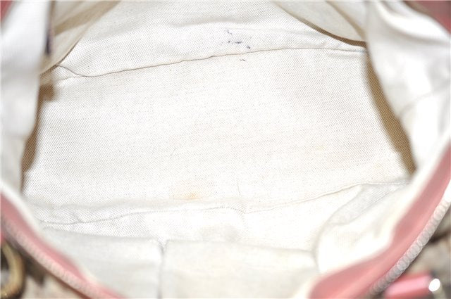 Authentic GUCCI Diamante Sukey 2Way Tote Bag Canvas Leather 247902 Brown 0856G