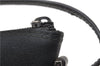 Authentic GUCCI Hand Bag Pouch Purse Canvas Leather 0391103 Black 0857G