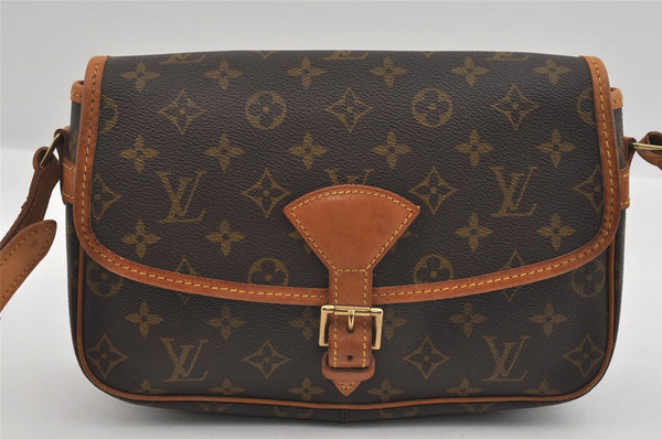 Authentic Louis Vuitton Monogram Sologne Shoulder Cross Body Bag M42250 LV 0857I