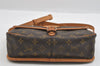 Authentic Louis Vuitton Monogram Sologne Shoulder Cross Body Bag M42250 LV 0857I