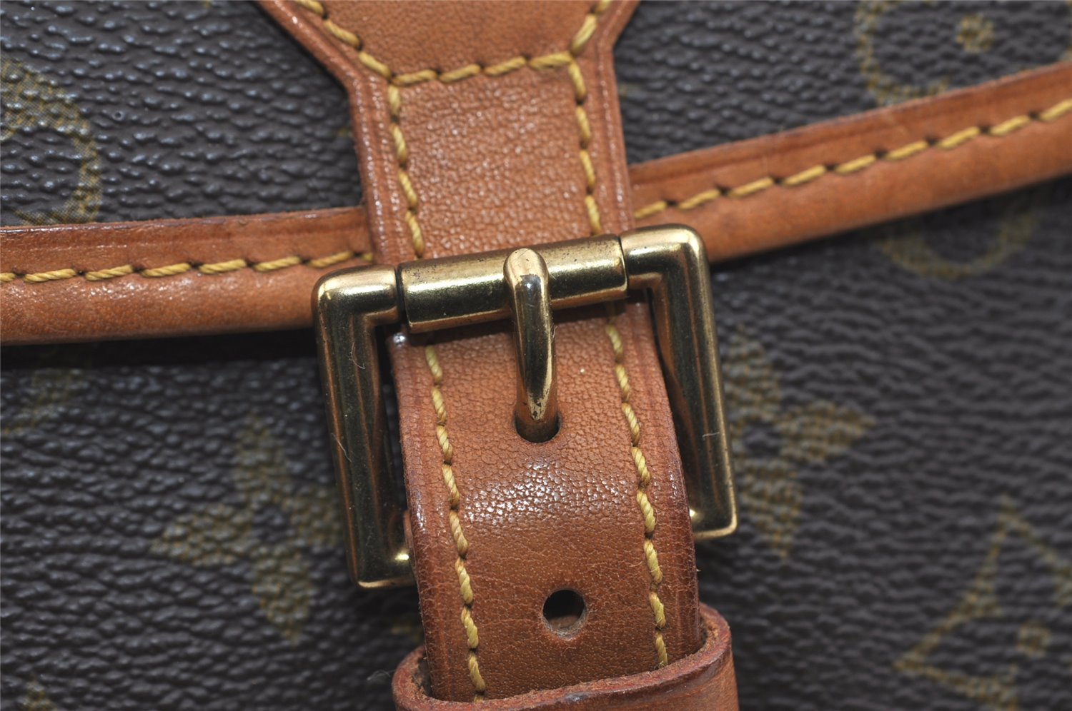 Authentic Louis Vuitton Monogram Sologne Shoulder Cross Body Bag M42250 LV 0857I