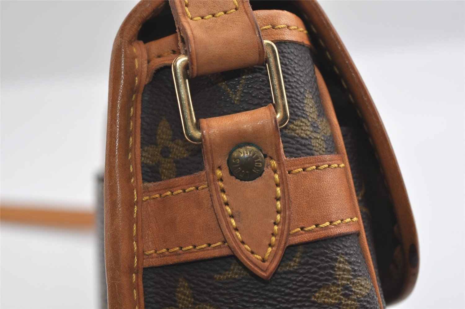 Authentic Louis Vuitton Monogram Sologne Shoulder Cross Body Bag M42250 LV 0857I