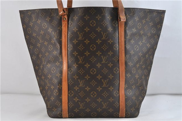 Authentic Louis Vuitton Monogram Sac Shopping GM Tote Bag M51110 LV 0858D
