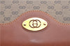 Auth GUCCI Micro GG PVC Leather Shoulder Cross Body Bag Purse Brown Junk 0858G