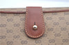 Auth GUCCI Micro GG PVC Leather Shoulder Cross Body Bag Purse Brown Junk 0858G