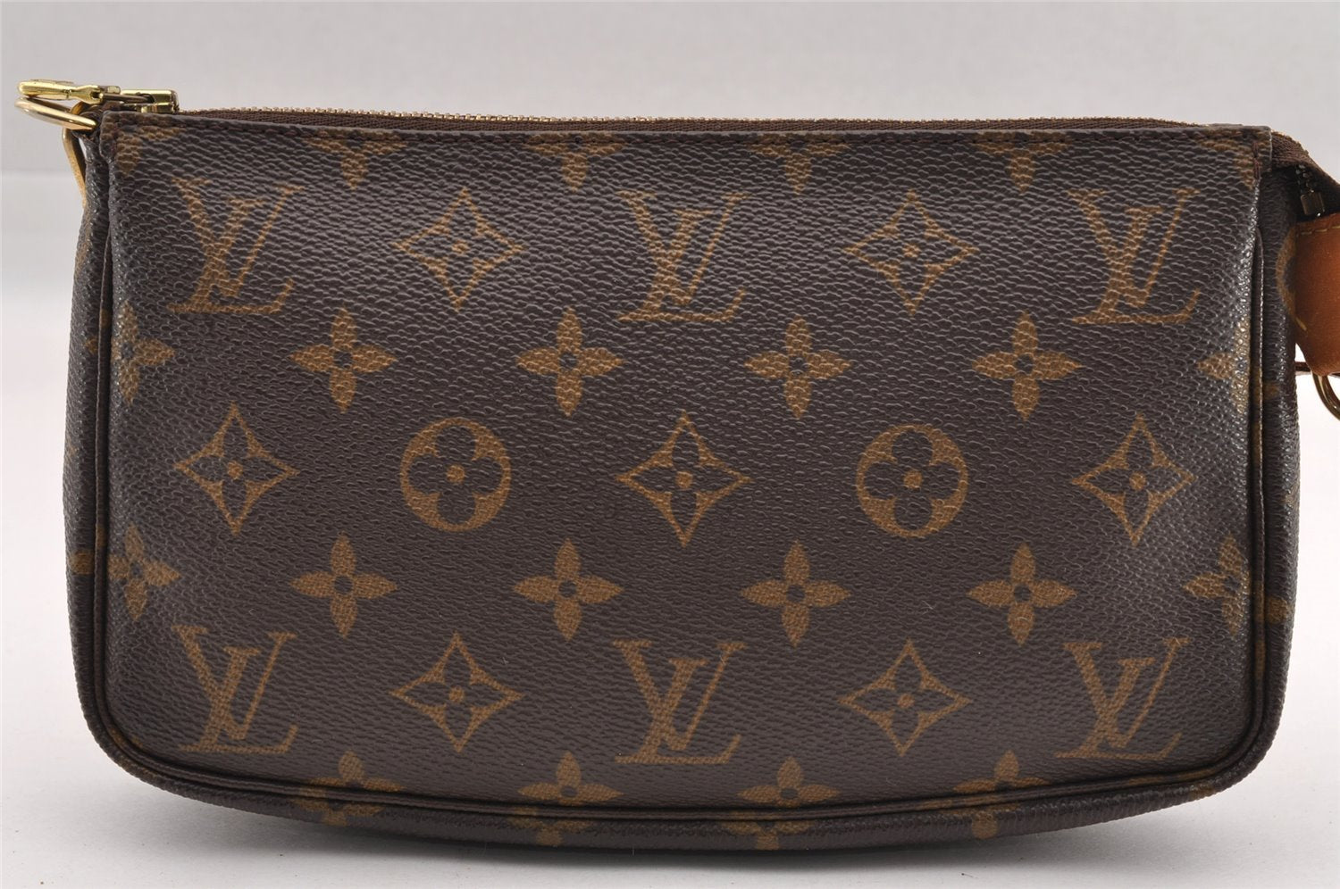 Authentic Louis Vuitton Monogram Pochette Accessoires Pouch M51980 LV 0859I