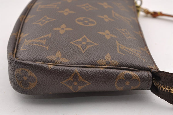 Authentic Louis Vuitton Monogram Pochette Accessoires Pouch M51980 LV 0859I