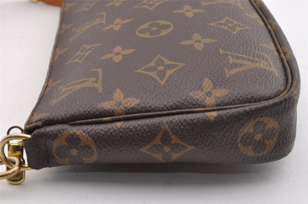 Authentic Louis Vuitton Monogram Pochette Accessoires Pouch M51980 LV 0859I