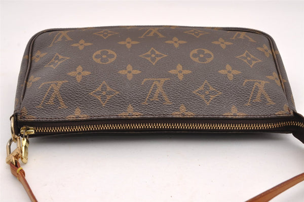 Authentic Louis Vuitton Monogram Pochette Accessoires Pouch M51980 LV 0859I