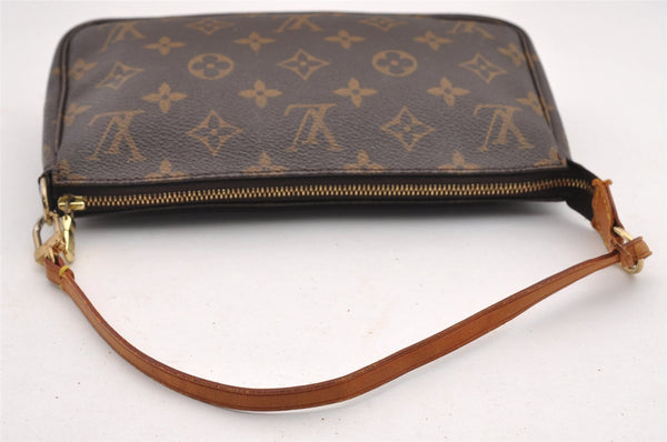 Authentic Louis Vuitton Monogram Pochette Accessoires Pouch M51980 LV 0859I