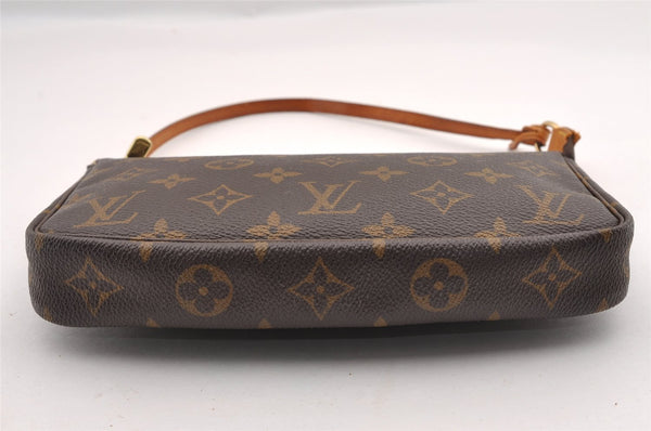Authentic Louis Vuitton Monogram Pochette Accessoires Pouch M51980 LV 0859I