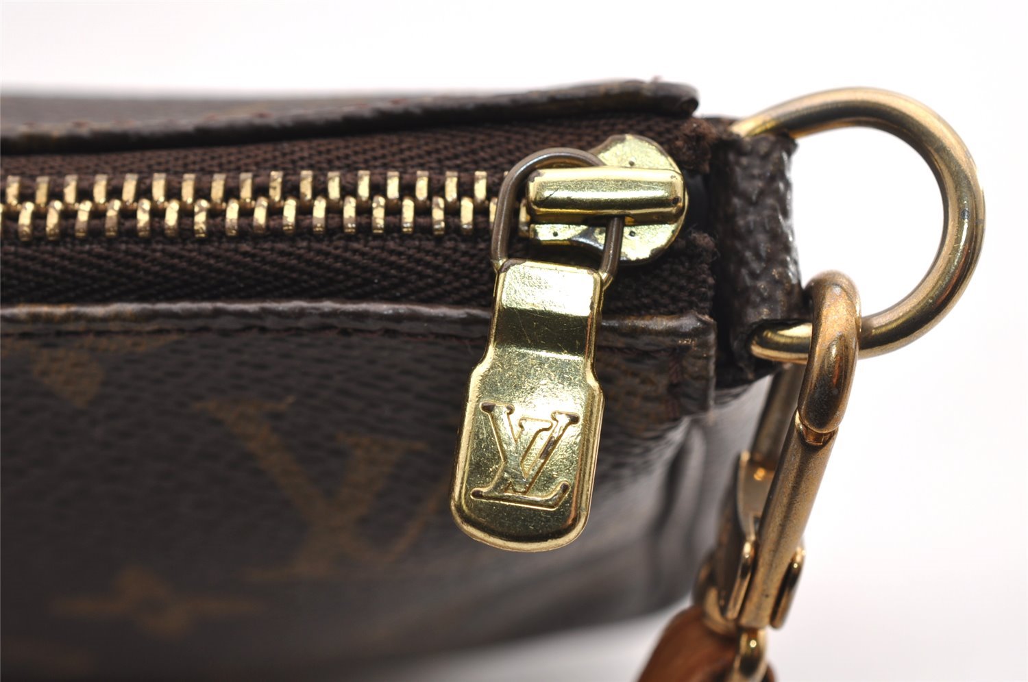 Authentic Louis Vuitton Monogram Pochette Accessoires Pouch M51980 LV 0859I