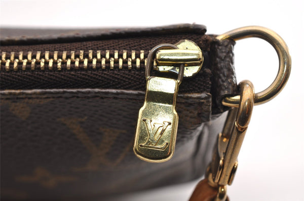 Authentic Louis Vuitton Monogram Pochette Accessoires Pouch M51980 LV 0859I