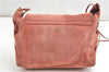 Authentic GUCCI Heart Shoulder Cross Body Bag Suede Leather 95107 Pink 0860G