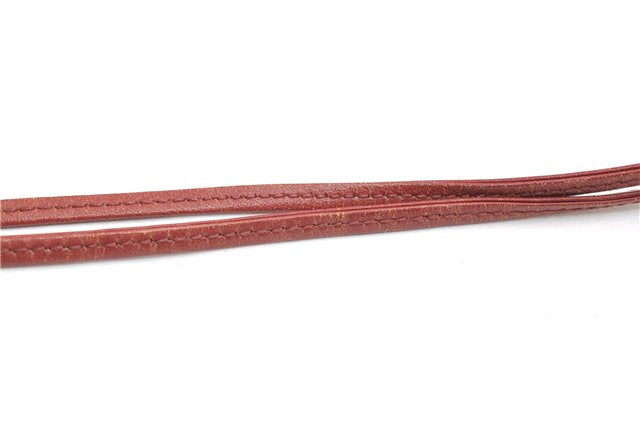 Authentic GUCCI Heart Shoulder Cross Body Bag Suede Leather 95107 Pink 0860G