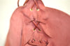 Authentic GUCCI Heart Shoulder Cross Body Bag Suede Leather 95107 Pink 0860G