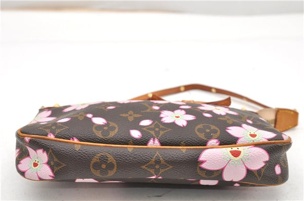 Louis Vuitton Monogram Cherry Blossom Pochette Accessoires Pouch M92006 LV 0861G