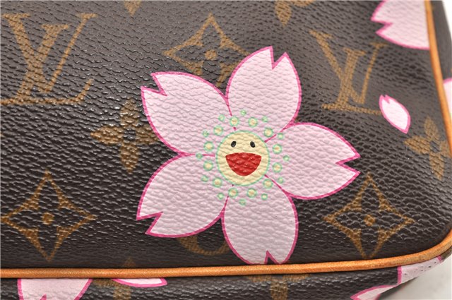 Louis Vuitton Monogram Cherry Blossom Pochette Accessoires Pouch M92006 LV 0861G