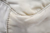 Authentic PRADA Nylon Tessuto Saffiano Leather Shoulder Cross Bag Ivory 0862G