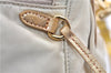Authentic PRADA Nylon Tessuto Saffiano Leather Shoulder Cross Bag Ivory 0862G