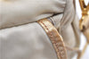 Authentic PRADA Nylon Tessuto Saffiano Leather Shoulder Cross Bag Ivory 0862G