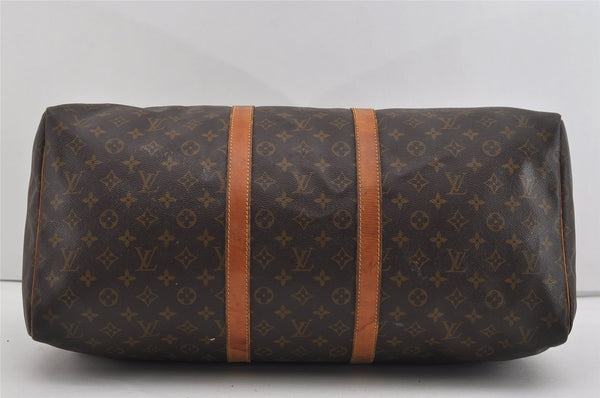 Authentic Louis Vuitton Monogram Keepall 55 Travel Boston Bag M41424 LV 0863I