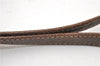 Authentic GUCCI Web Sherry Line Shoulder Cross Bag GG PVC Leather Brown 0866G