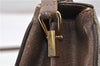 Authentic GUCCI Web Sherry Line Shoulder Cross Bag GG PVC Leather Brown 0866G