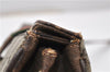 Authentic GUCCI Web Sherry Line Shoulder Cross Bag GG PVC Leather Brown 0866G