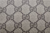 Authentic GUCCI Web Sherry Line Shoulder Cross Bag GG PVC Leather Brown 0866G